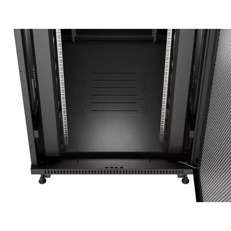 Rack cabinet LANBERG FF01-8247-23BL 47U freestanding rack, 2343×800×1200 mm, IP20, 165 kg, 1200 kg load