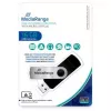 MEDIARANGE MR931-2 - 16 GB - USB Type-A / Micro-USB - 2.0 - 15 MB/s - grozāmais gredzens - Sudraba - Melns