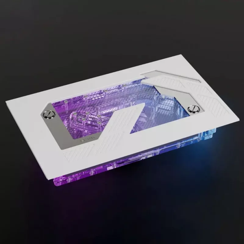 Alphacool Distroplate Apex Dark Base Pro 901 RGB Support — sadales plāksne datora ūdens dzesēšanai, modelis 14658