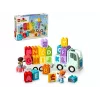 Konstruktors LEGO DUPLO 10421 ABC kravas automašīna, 36 gabali, 2 minifigūras, vecumam no 2 gadiem, izmēri 110×140×70 mm