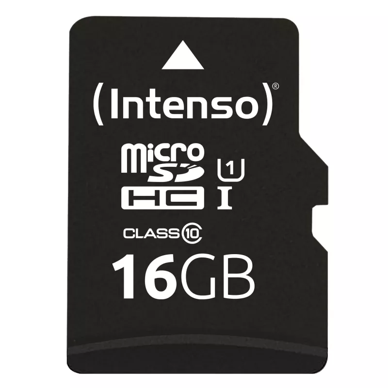 Intenso 16GB microSDHC UHS-I Class 10 zibatmiņa
