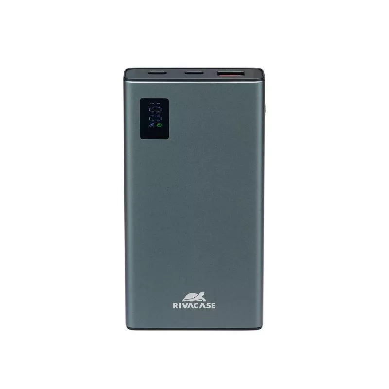 Ārējais akumulators Rivacase VA1021 10000mAh, divas USB izejas, LED indikatori, kompakts pārnēsājams lādētājs