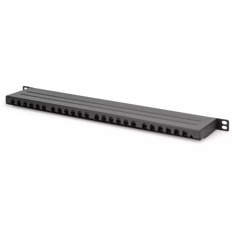Patch Panel Digitus CAT 6 Class E High Density Shielded Melns