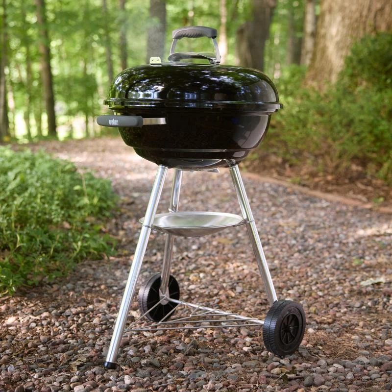 Weber ogļu grils Compact Kettle 47 cm melns (1502054)