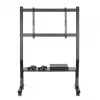 Mobilais TV statīvs ART STO SD-22 45–90 collu ekrāniem, VESA 100×100–800×400, slodze 60 kg, tērauds, ritenīši
