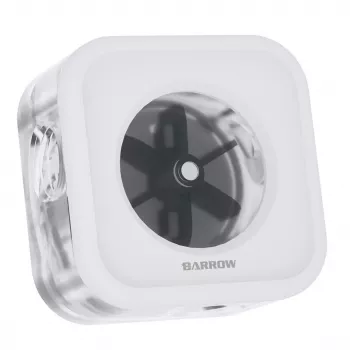 Plūsmas mērītājs Barrow SLFV2-RGB W ARGB balts - šķidruma dzesēšanas plūsmas sensors datora kontūriem
