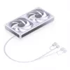 JONSBO ZB-240W 2x120mm ARGB PWM Korpusa ventilatori - Balti