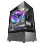 PC korpuss TACENS Mars Gaming MC-XO Midi Tower Melns — ATX/Micro-ATX/Mini-ITX, barošanas bloks apakšā, 1×120 mm aizmugurējais ventilators, atbalsta līdz 328 mm GPU