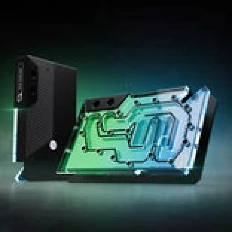 GPU ūdens bloks ek water blocks EK-Quantum Vector³ FE RTX 5090 — akrila virsma
