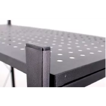 Dārza instrumentu uzglabāšanas plaukts Top e shop Rack FS004 — brīvi stāvošs, cinkots tērauds, 720×340×1270 mm, 50 kg ietilpība