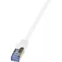 Tīkla kabelis LogiLink CQ4031S RJ-45 Cat7 1m Balts