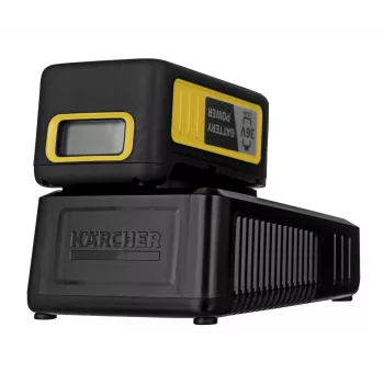 Baterijas un lādētāja komplekts Karcher Starter kit Battery Power 36/25 — 36 V, 2500 mAh, dzeltens