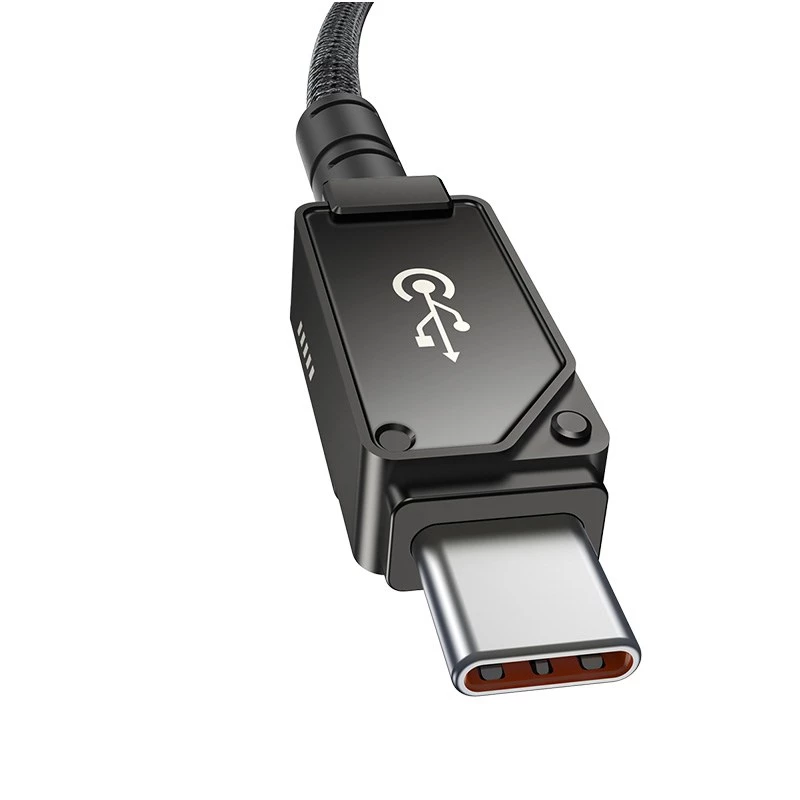 Baseus Unbreakable USB C uz iP kabelis 2 m 20 W Melna