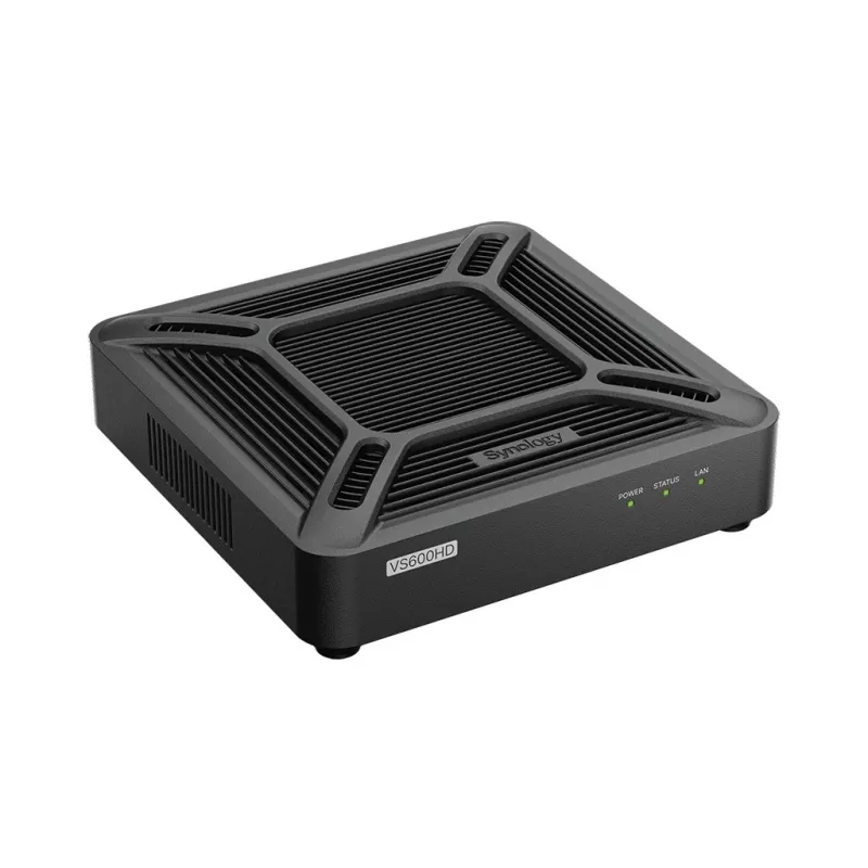 Tīkla novērošanas serveris Synology VS600HD, Gigabit Ethernet, 600 fps, 4K (3840×2160), 2×HDMI, 2×USB-A, audio ieeja/izeja