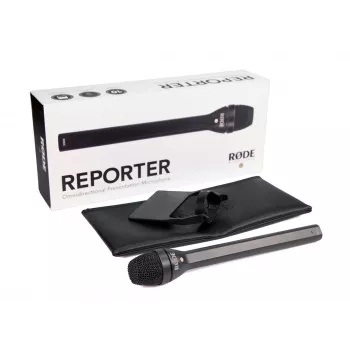 RØDE Reporter Melns intervijas mikrofons