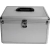 MEDIARANGE BOX76 - Uzglabāšanas kaste - 300 diskiem - Sudraba - Flīss - Plastmasa - Koks - 120 mm - Alumīnijs