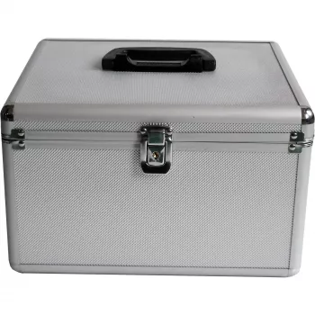 MEDIARANGE BOX76 - Uzglabāšanas kaste - 300 diskiem - Sudraba - Flīss - Plastmasa - Koks - 120 mm - Alumīnijs