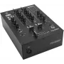 DJ mikseris Omnitronic PM-222P 2 kanālu ar atskaņotāju, kompakts 2 kanālu mikseris ar iebūvētu multivides atskaņotāju