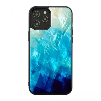 Aizsargājošs tālruņa maciņš iKins Apple iPhone 12 Pro Max — zilganezera melns