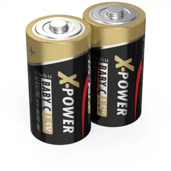 ANSMANN sārma X-Power baterija, (C), 2 gab. iepakojums (5015623), 7500mAh