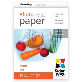 190 g/m² | 10x15 | Matēts fotopapīrs
