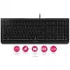CHERRY KC 1000 tastatūra birojam USB QWERTY spāņu melna