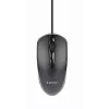 Gembird KBS-UO4-01 tastatūra, pele iekļauta, birojam, USB, QWERTY, ASV angļu, melna