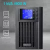 UPS QOLTEC Pure Sine Wave 1kVA 800W ar AVR un LCD displeju