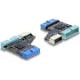 DELOCK USB 5Gbps centrmezgls iekšējs 20‑kontaktu savienotājs uz 1x USB 5Gbps