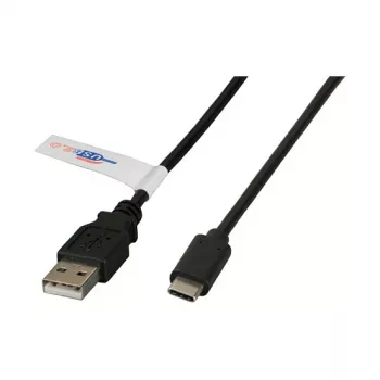 Efb K5258SW.0,5 USB kabelis, melns