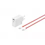OnePlus 80W strāvas adapteris (Type-C + Type-A)