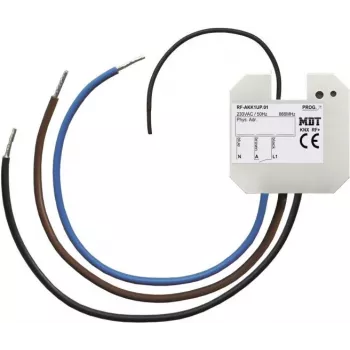 MDT RF-AKK1UP.01 KNX RF+ bezvadu pārslēgšanas izpildmehānisms 1-virziena, UP, 10A (RF-AKK1UP.01)