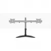 HAGOR HA FS - Montāžas komplekts (galda turētājs) - 2 LCD displejiem - Melns - Ekrāna izmērs: 38-68 cm (15-27)