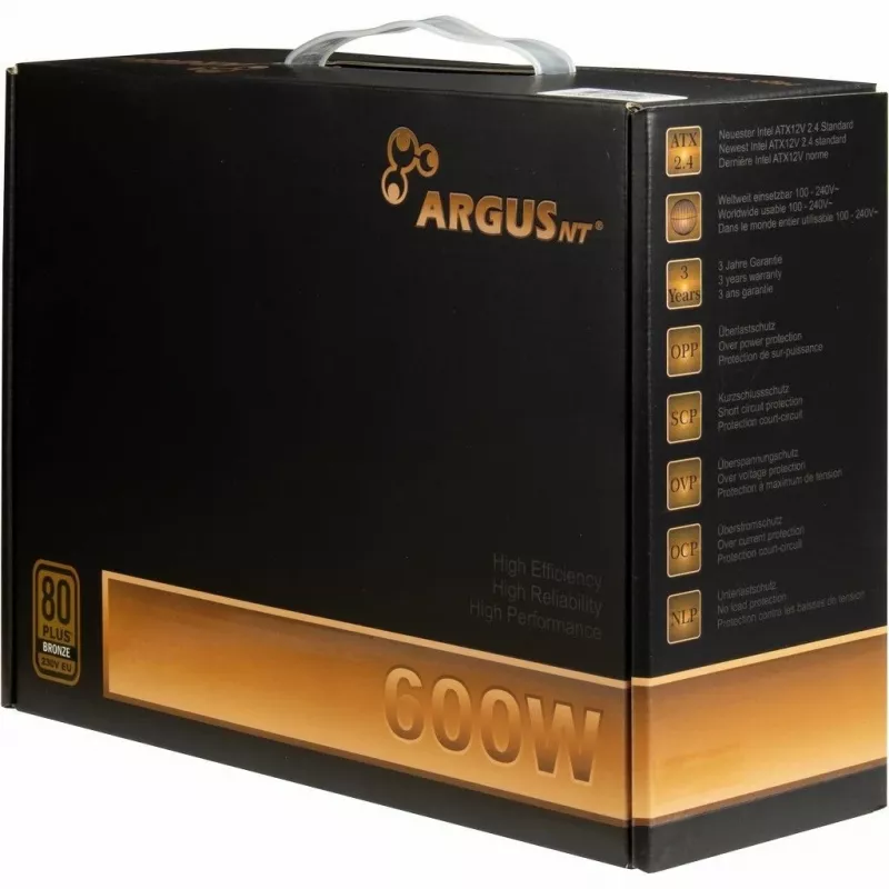 Barošanas bloks Inter-Tech Argus BPS-600 600 W