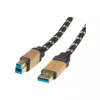 ROLINE Gold - USB kabelis - USB Type A (V) uz USB Type B (V)