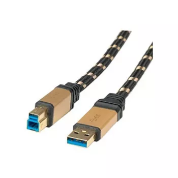 ROLINE Gold - USB kabelis - USB Type A (V) uz USB Type B (V)