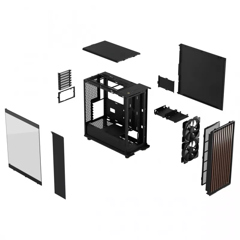 PC korpuss Fractal Design North Midi Tower Black