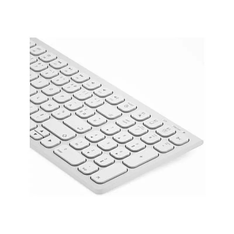 Alogic Echelon Compact USB-C BT tastatūra vācu + pele balta - tastatūra - USB Type C - tastatūra - USB Type C