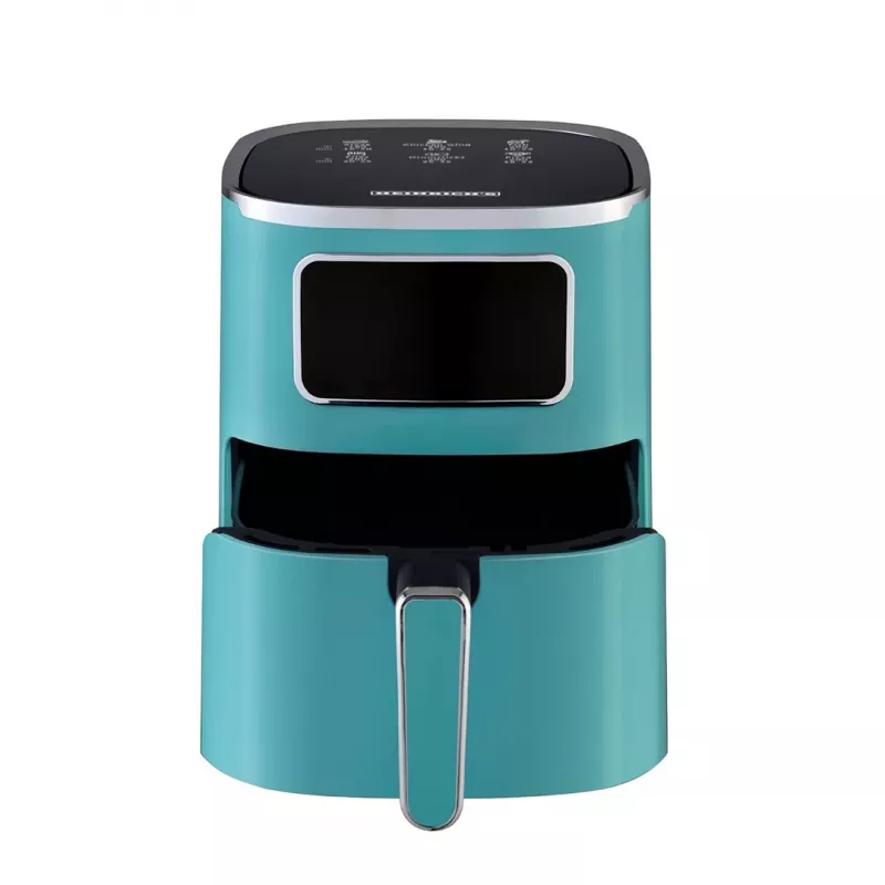 Karstā gaisa fritieris HEINRICH'S HFR 8216 — 5,0 l, 1450 W, zaļš, skārienjutīga vadība, LED displejs
