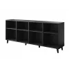 ASTI kumode 200x42x82 melns matēts