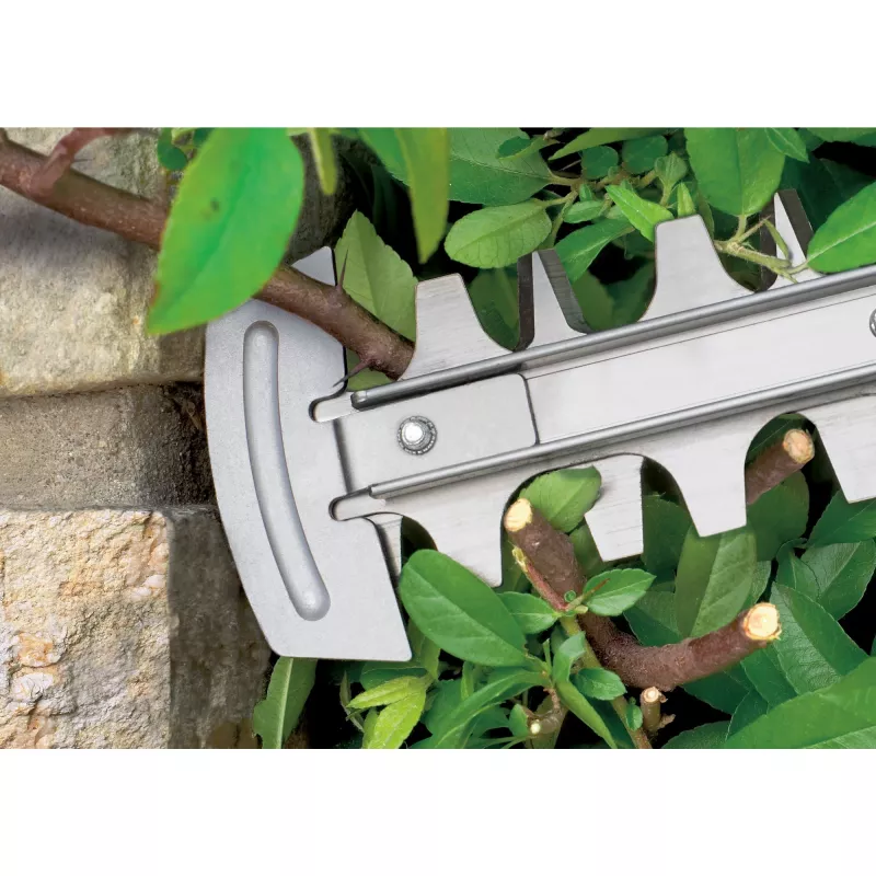 Elektriskās dzīvžoga šķēres Bosch EasyHedgeCut 18-45 — 45 cm dubultais asmens, 18 V akumulators, 2.3 kg