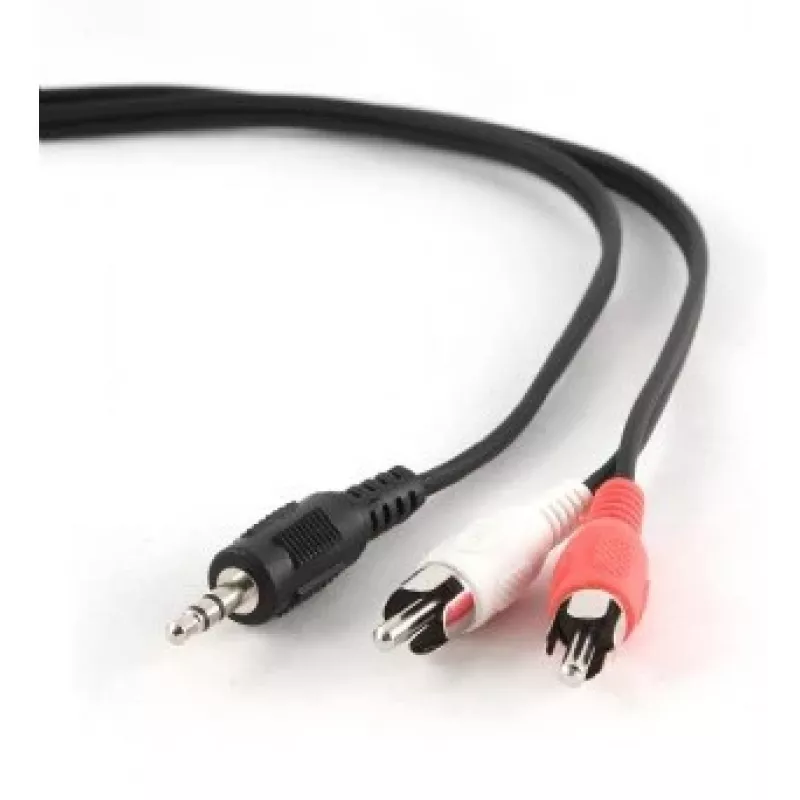 Gembird 1.5m - 3.5mm/2xRCA - M/M 1.5m 3.5mm 2 x RCA Schwarz - Rot - Weiß (CCA-458)