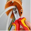 Knipex 13 46 165 kabeļu noņēmējs sarkans, dzeltens