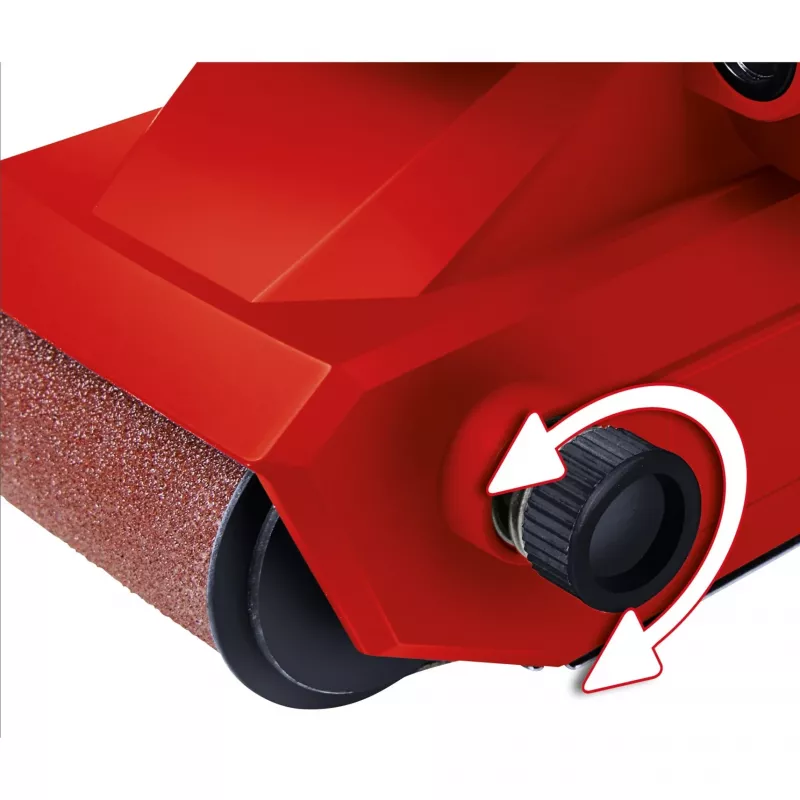 Lentas slīpmašīna TC-BS 8038 (sarkana/melna, 800 vatu)
