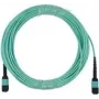 Optiskās šķiedras kabelis BlueOptics JE6E608QE8-NB020M-BO MTP OM4 20 m zaļš