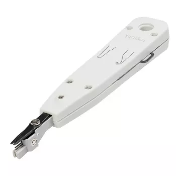 Kabeļu presēšanas knaibles LOGILINK WZ0001A RJ45/RJ11, ar iebūvētu griezēju un noņēmēju, balta