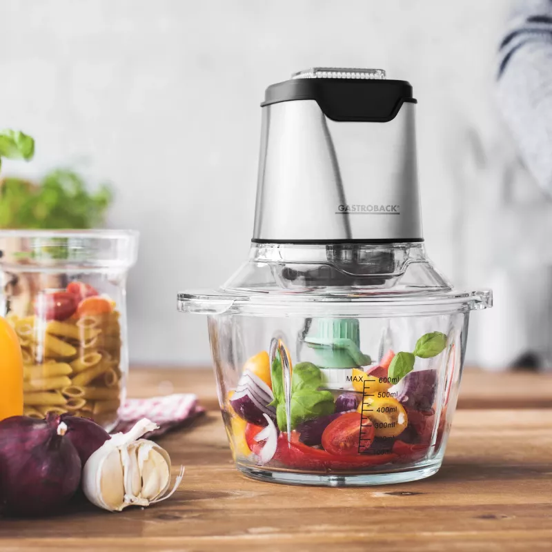 Elektriskais pārtikas smalcinātājs Gastroback Design Mini Chopper Plus