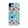 Viedtālruņa maciņš iKins iPhone XR — balts Poppin Rock aizsargapvalks
