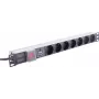 Strāvas sadalītājs ShiverPeaks BASIC-S 19 collas 7 ligzdas, melns