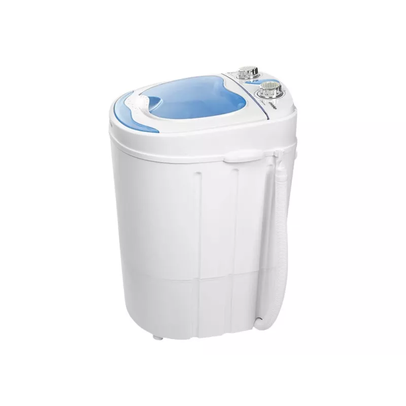 Augšas ielādes veļas mašīna Mesko MS 8053 — 3 kg ietilpība, 360×370×530 mm, zila/balta